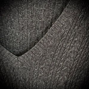 Gray BCBG MaxAzria Cable knit Sweater Large